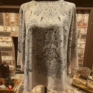 Pink and Black Blouse